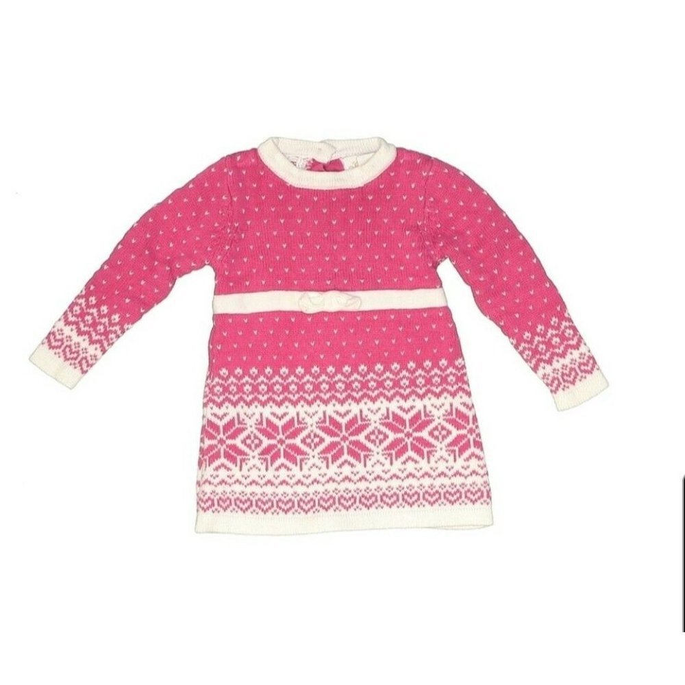 Heirloom Polly Flinders‎ Pink Sweater Dress
